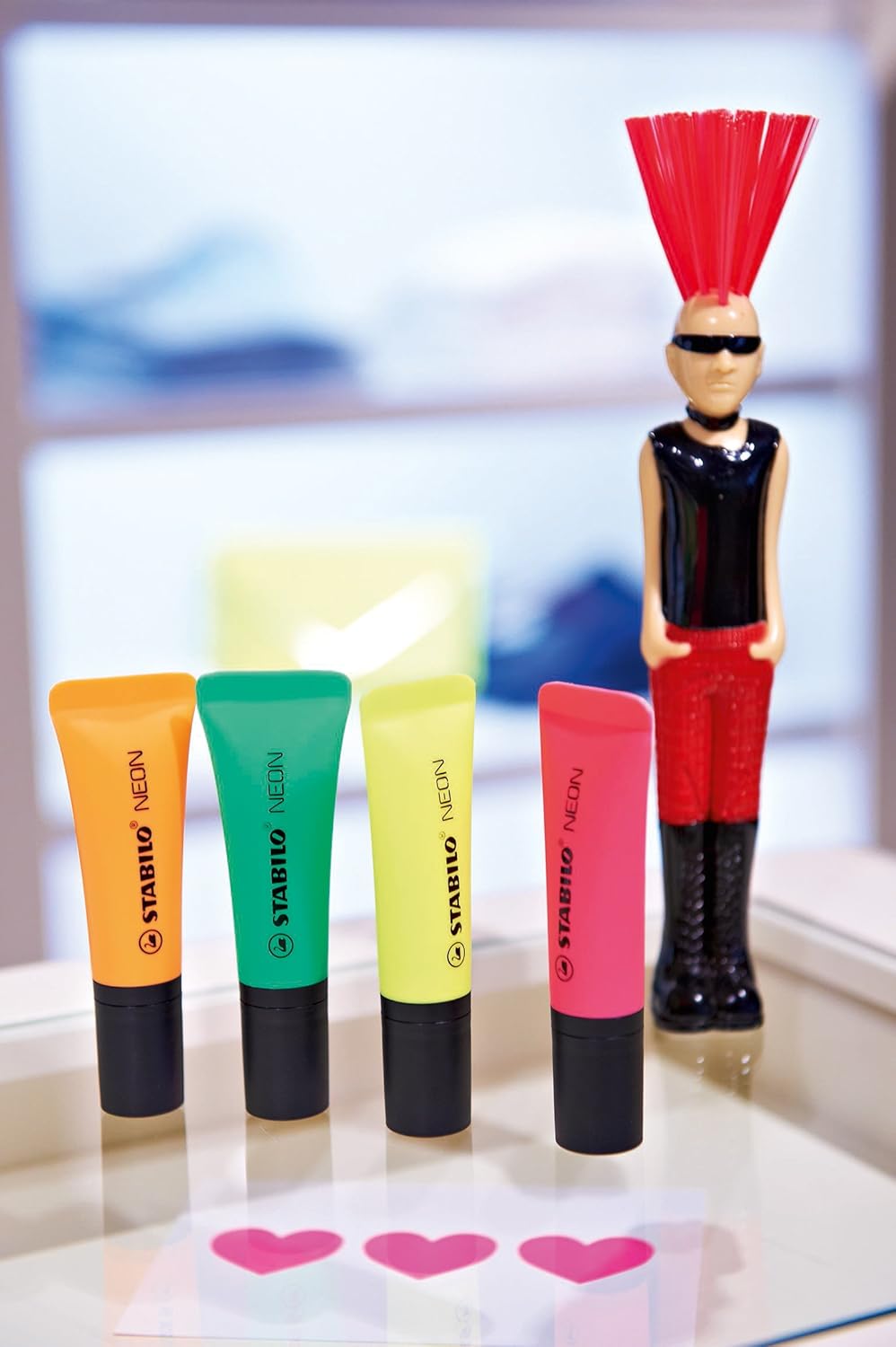 Highlighter - STABILO NEON - Pack of 4