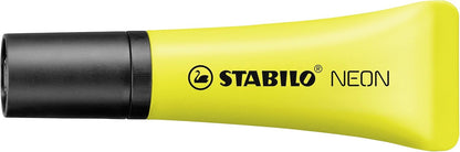 Highlighter - STABILO NEON - Pack of 10 - yellow