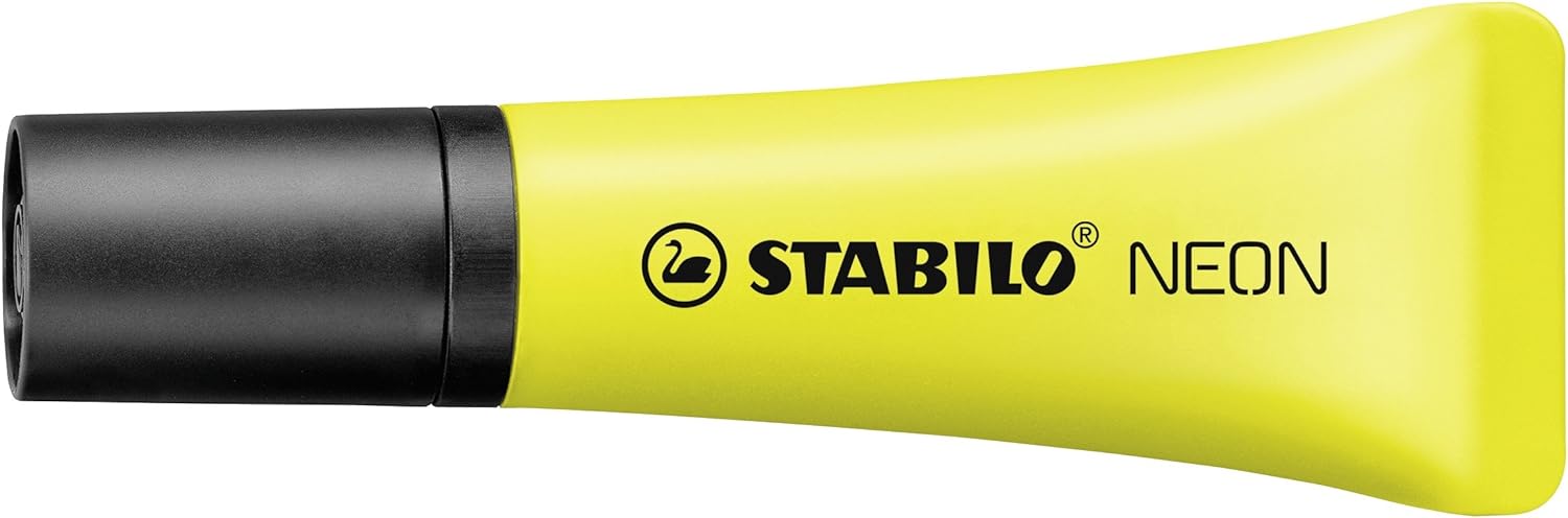 Highlighter - STABILO NEON - Pack of 10 - yellow