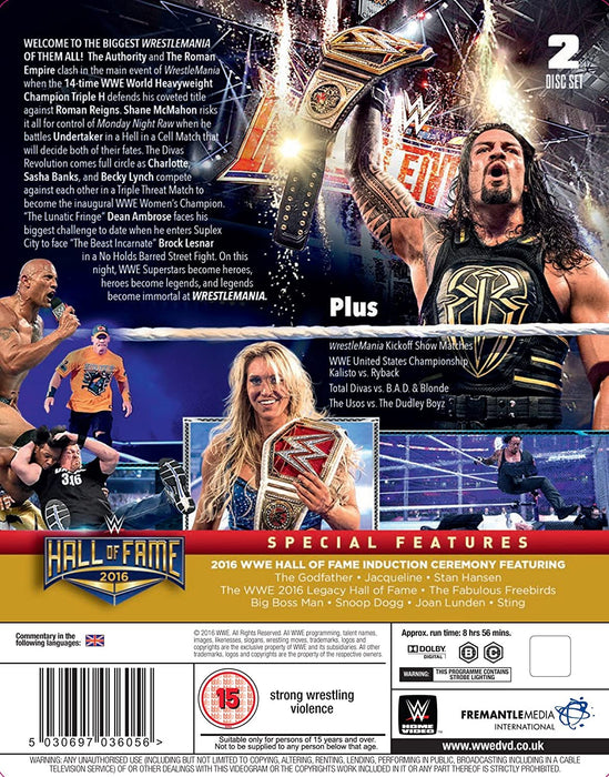 WWE: WrestleMania 32 - Limited Edition Steelbook