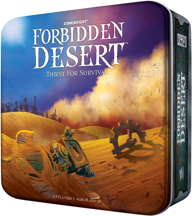 Gamewright , Forbidden Desert Game , Board Game , Ages 10+ , 2-5 Players , 45 Minutes Playing Time