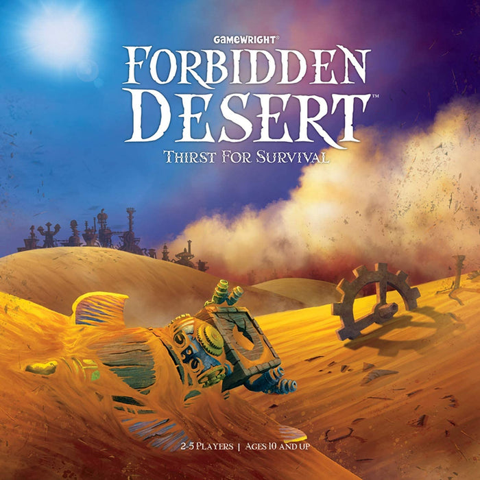 Gamewright , Forbidden Desert Game , Board Game , Ages 10+ , 2-5 Players , 45 Minutes Playing Time