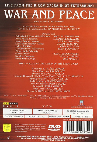 Prokofjew, Sergej - War and Peace (2 DVDs)