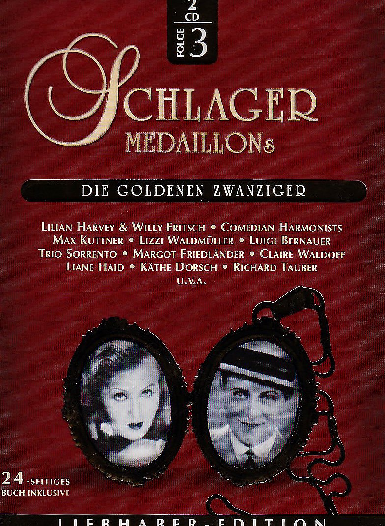 Schlagermedaillons 3-Goldene Z