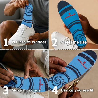 Sorbothane Full Strike Insoles (3-4.5)