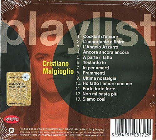 Playlist: Cristiano Malgioglio