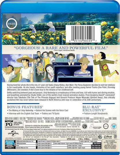 ONLY YESTERDAY
