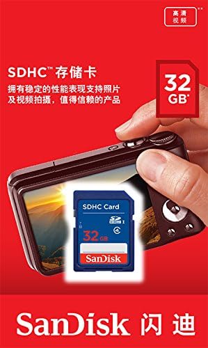 SanDisk 32GB SDHC Flash Memory Card (SDSDB-032G-B35) (Label May Change)
