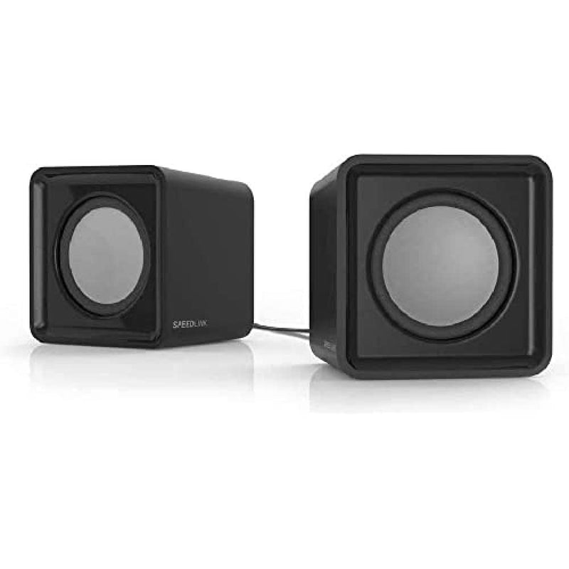 Speedlink Twoxo - Altavoces USB (5W, 62 x 60 x 62 mm) negro