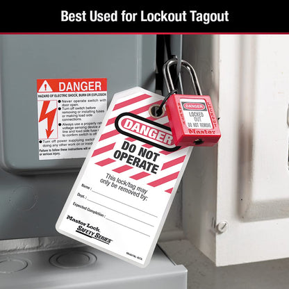English Lockout Tags Danger Pk12