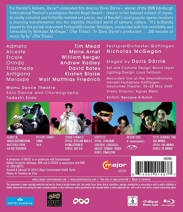 Admeto: Festspieleorchester Gottingen (McGegan)