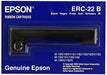 Genuine Epson (ERC-22B) Black Ribbon Cartridge For: M-180, M-181, M-183, M-185 (E65103)