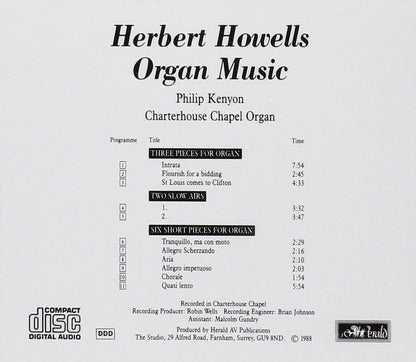 Howells Organ Wks OOP