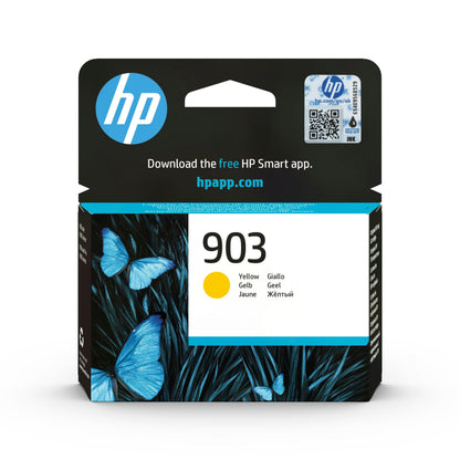 HP T6L95AE 903 Original Ink Cartridge, Yellow, Single Pack