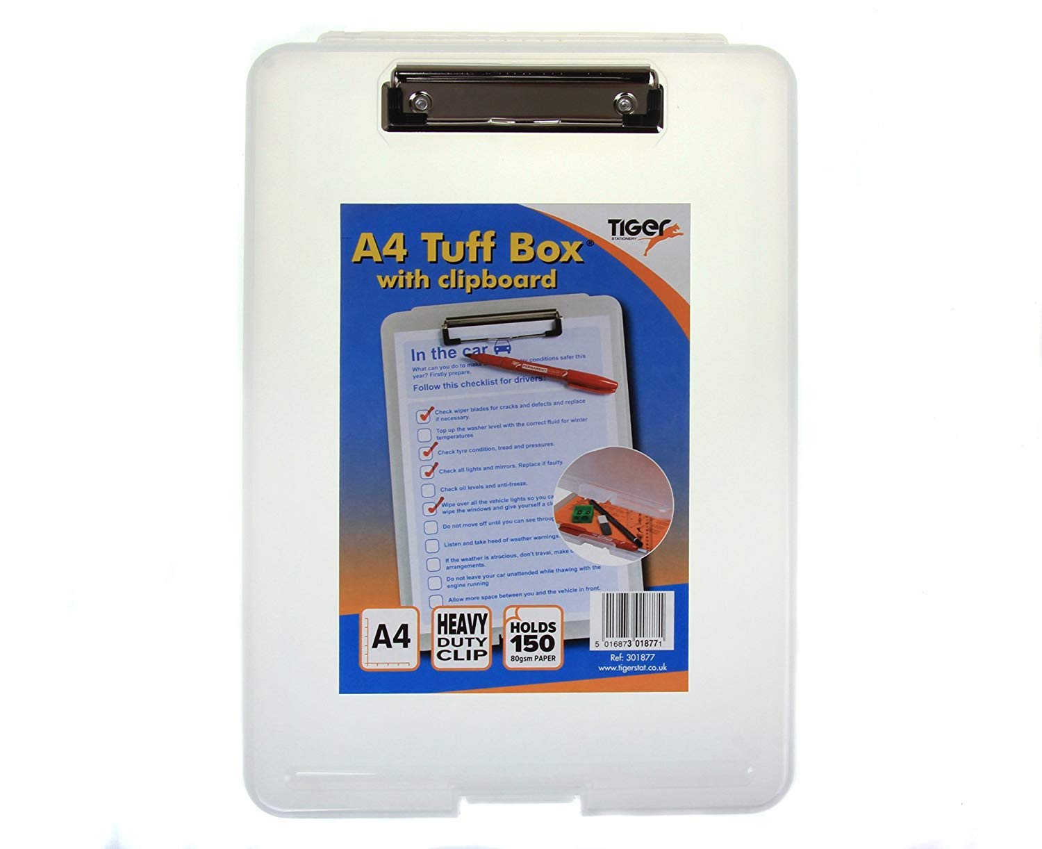 Tiger 301877 Tuff Box with Clipboard