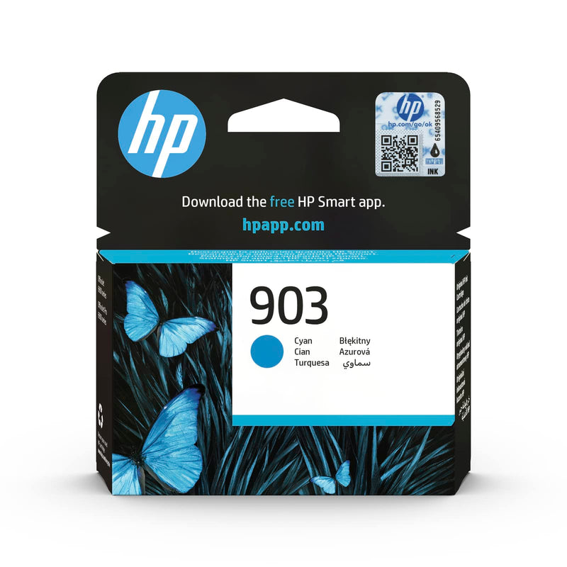 HP T6L87AE 903 Original Ink Cartridge, Cyan, Single Pack