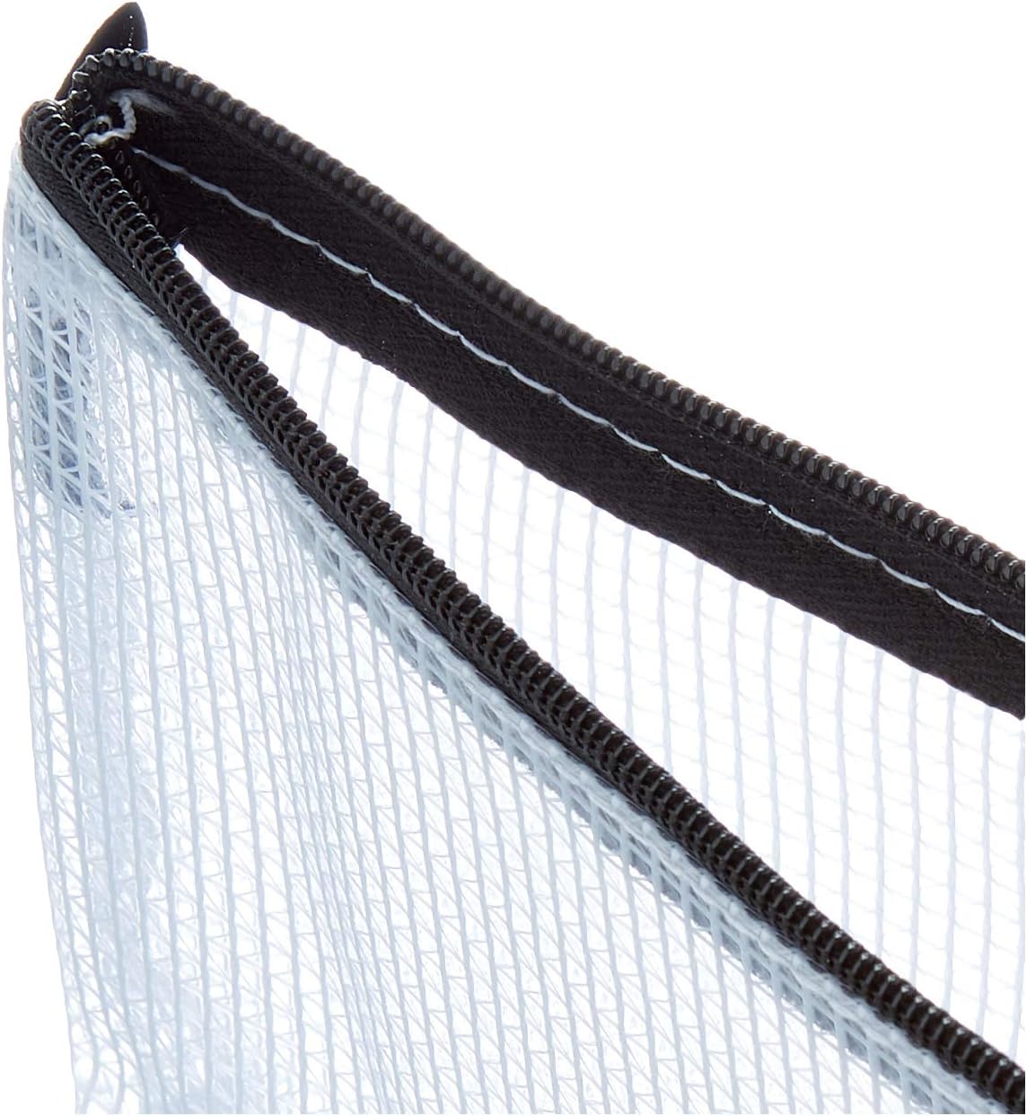 Tiger - Tiger Tuff Bag Polypropylene Triple Pack of A6 Mini and DL 500 Micron Clear with Assorted Colour Zips (Pack 3) - 301379