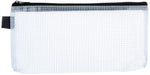 Tiger - Tiger Tuff Bag Polypropylene Triple Pack of A6 Mini and DL 500 Micron Clear with Assorted Colour Zips (Pack 3) - 301379
