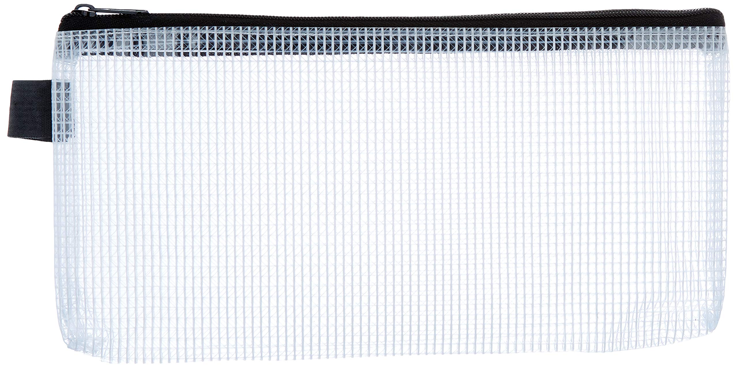 Tiger - Tiger Tuff Bag Polypropylene Triple Pack of A6 Mini and DL 500 Micron Clear with Assorted Colour Zips (Pack 3) - 301379