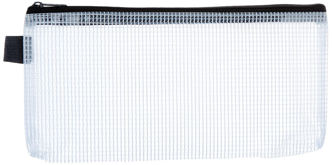 Tiger - Tiger Tuff Bag Polypropylene Triple Pack of A6 Mini and DL 500 Micron Clear with Assorted Colour Zips (Pack 3) - 301379