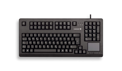 CHERRY Northamber PLC G80-11900LUMGB-2 Corded USB Touch Pad Compact Keyboard - Black