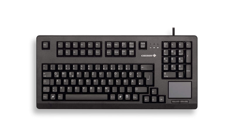 CHERRY Northamber PLC G80-11900LUMGB-2 Corded USB Touch Pad Compact Keyboard - Black