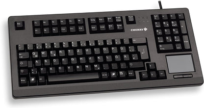 CHERRY Northamber PLC G80-11900LUMGB-2 Corded USB Touch Pad Compact Keyboard - Black