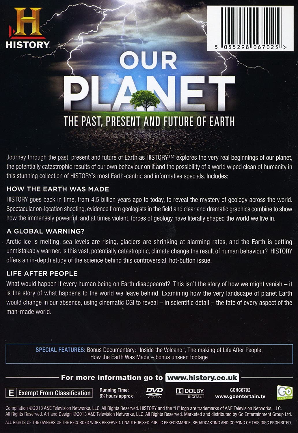 Our Planet : The Past, Present and Future Of Earth - 3 DVD Set