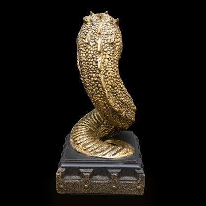 The Noble Collection Harry Potter Basilisk Bookend - 7in (18cm) Hand Painted Bookend Stand - Officially Licensed Film Set Movie Props Gifts One Size Multicolor