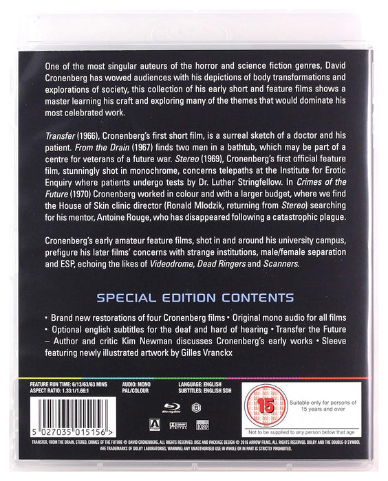 David Cronenberg s Early Works