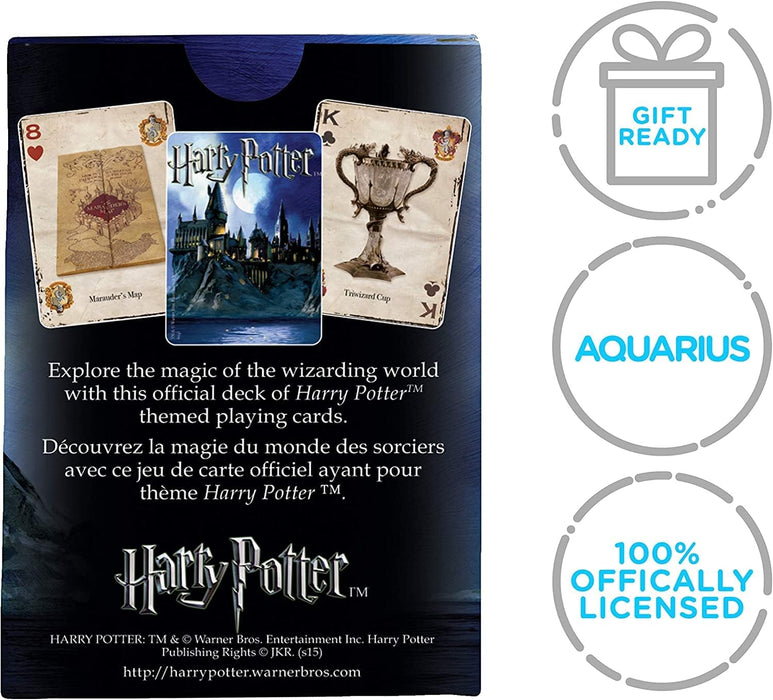 AQUARIUS-20611310523 Harry Potter Baraja Francesa, Multicolor, Suelto (52330
