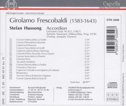 Canzone / Toccatas / Capriccios