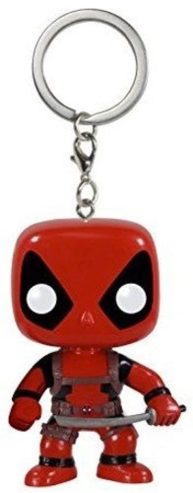 Funko Pocket POP! - Marvel: Keychain - Deadpool - Neuartiger Schlüsselanhänger - Vinyl-Minifigur Zum Sammeln - Strumpffüller - Geschenkidee - Offizielle Handelswaren - Movies Fans - Minifigur