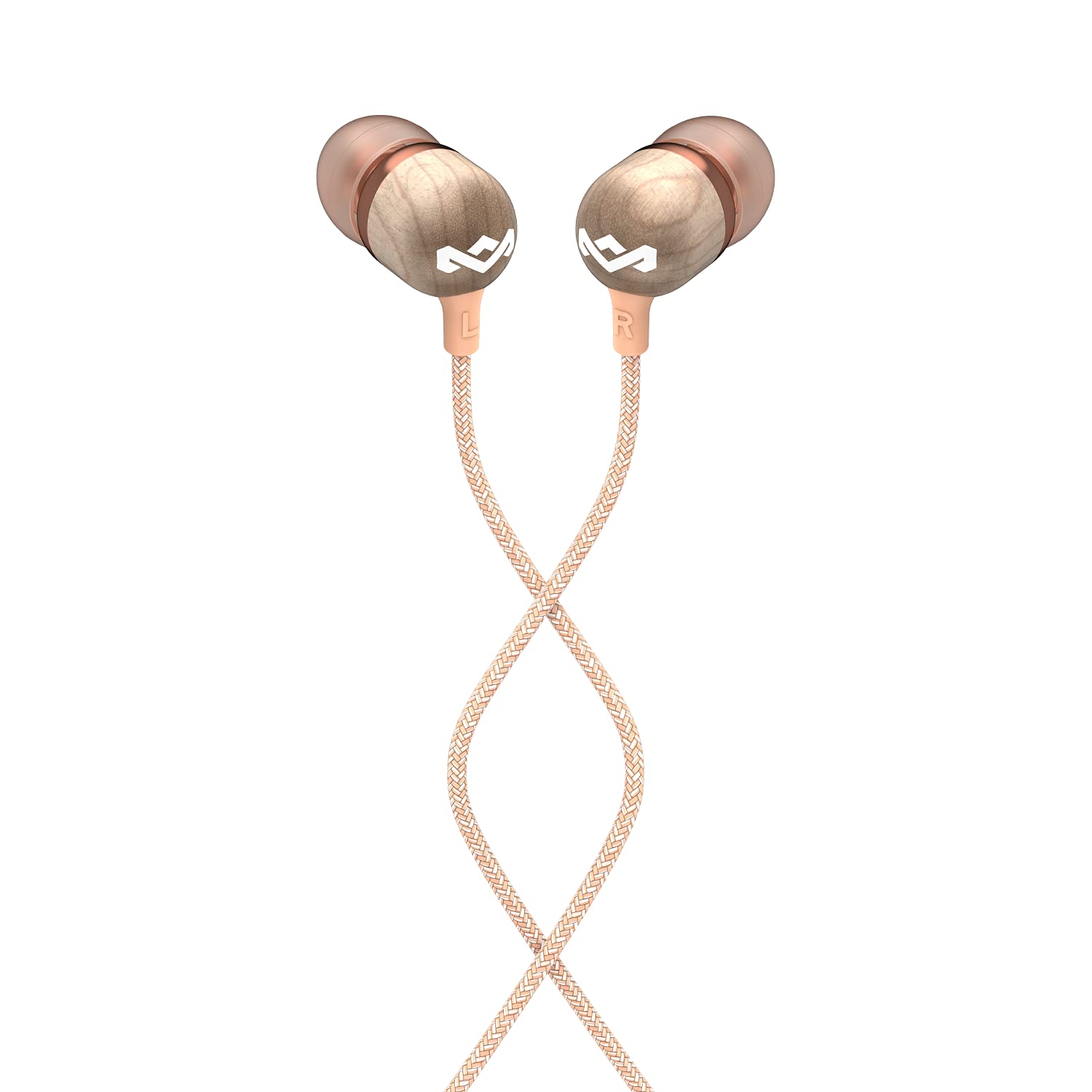 House of Marley Smile Jamaica Wired Noise Isolating Headphones with Microphone - Copper (Pack of 2