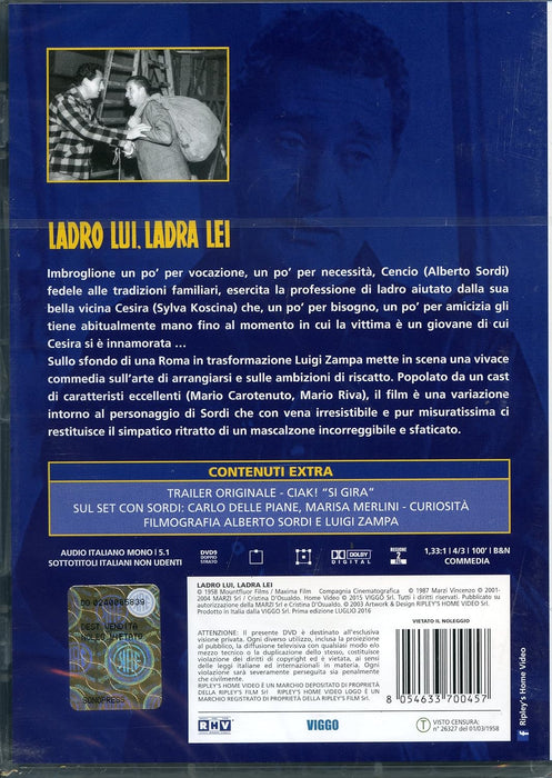 sordi - ladro lui ladra lei DVD Italian Import