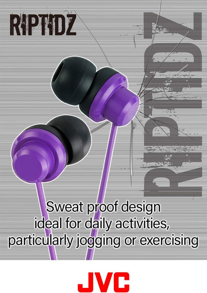JVC HAFX8P Headphone, Riptidz, In-Ear