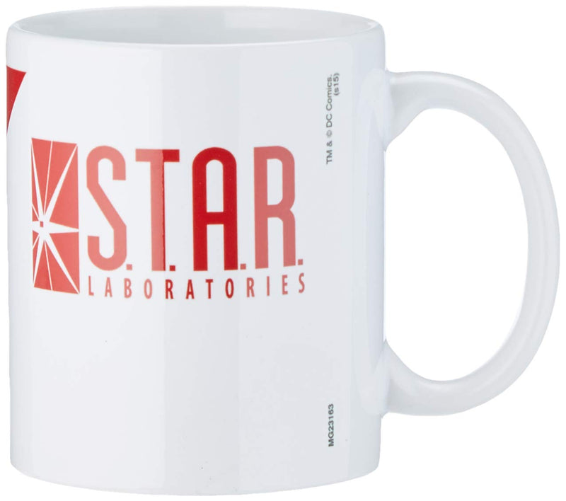 DC Comics MG23163 The Flash Star Labs Ceramic Mug , White