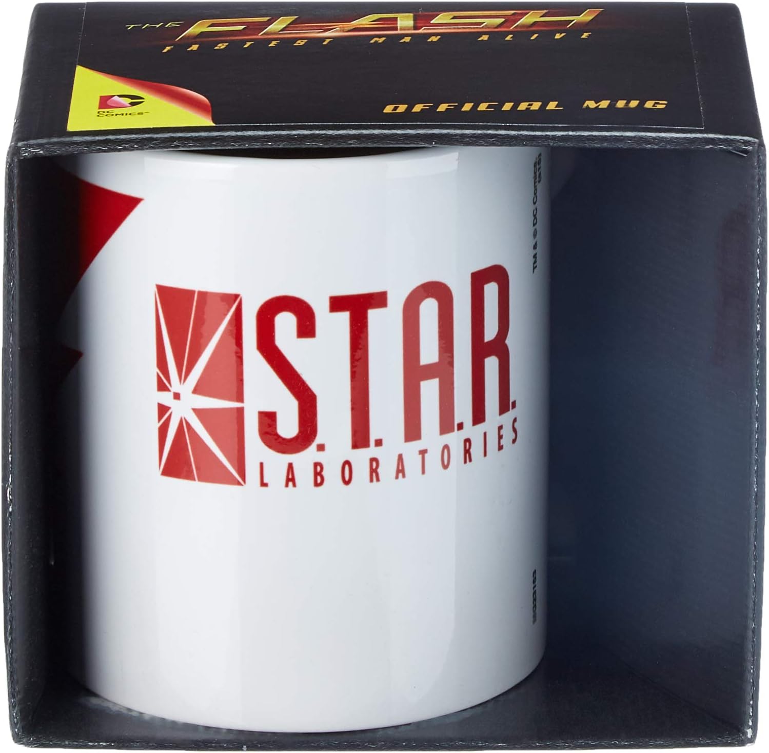DC Comics MG23163 The Flash Star Labs Ceramic Mug , White
