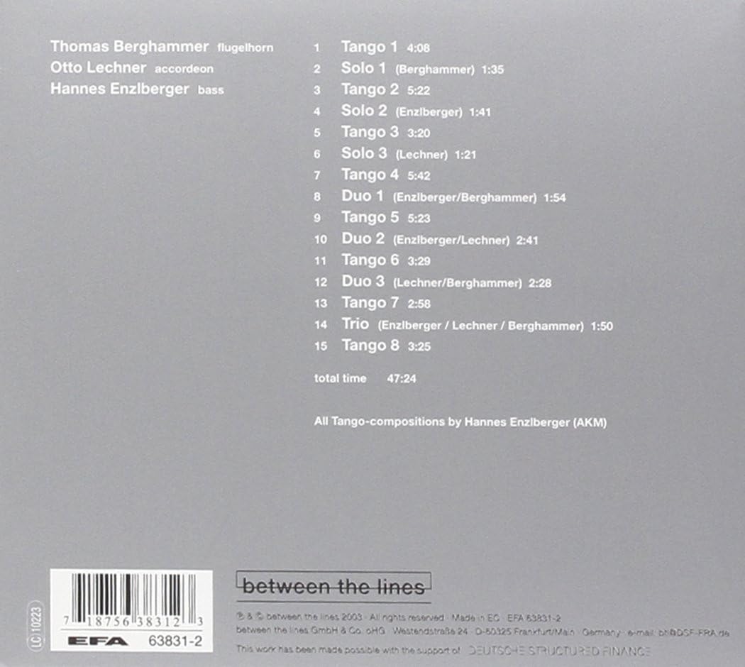 Hannes Enzlberger - Tango 1-8