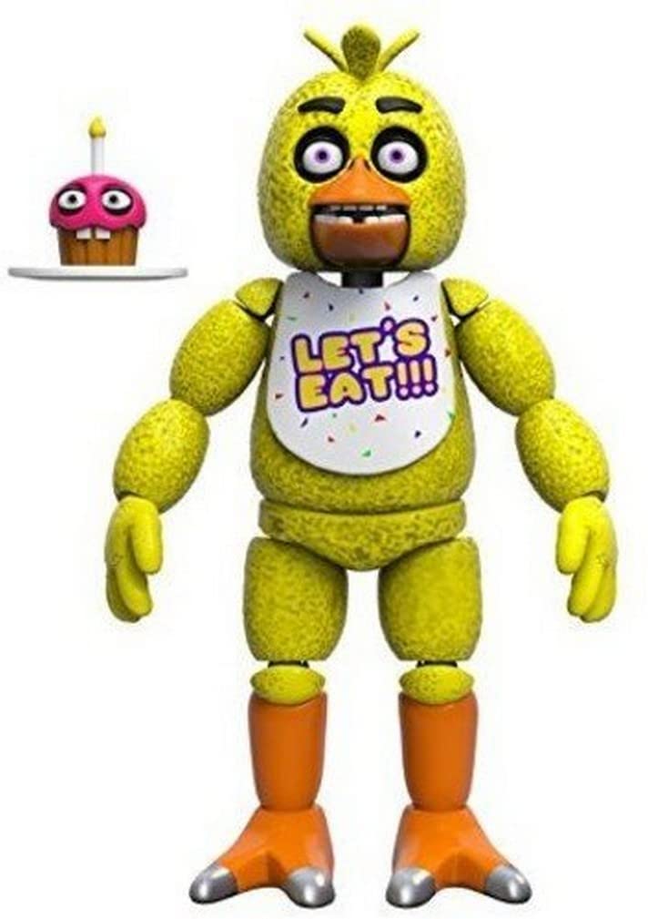 Funko 5" Articulated Action Figure: Five Nights At Freddy's (FNAF) - Chica The Chicken - Sammlerstück - Geschenkidee - Offizielle Handelswaren - Für Jungen, Mädchen, Kinder & Erwachsene
