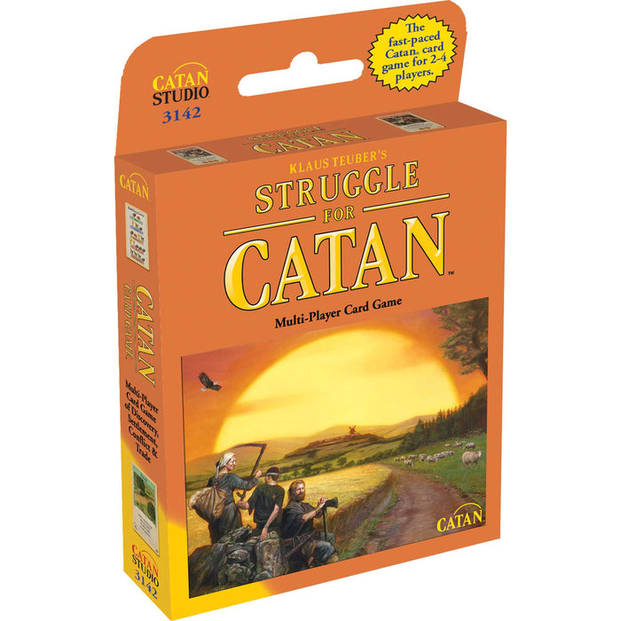 Catan Studios-The Struggle for Catan Card Game Juego de Mesa (CN3142