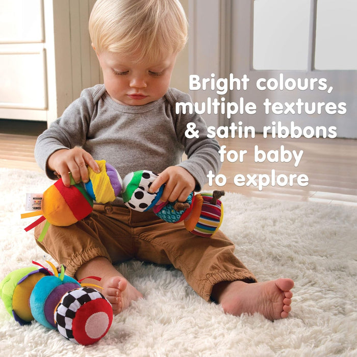 Lamaze Mix & Match Caterpillar Kuscheltier für Baby, Babys Aktivität Sortierspielzeug, für neue Eltern, geeignet für Baby Jungen und Mädchen ab 6 Monaten+