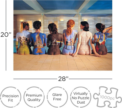 AQUARIUS 65160 Pink Floyd Back Art Jigsaw Puzzle, Multicolored, OSFA