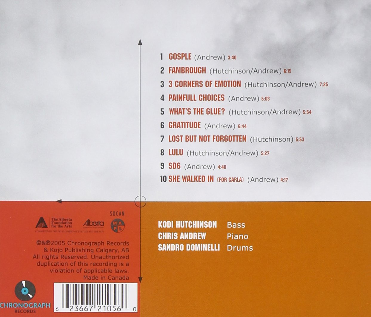 Hutchinson Andrew Trio-Lost But Not Forgotten