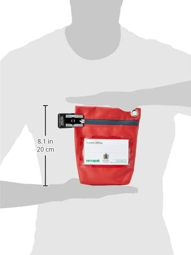 Versapak CCB0_RDS Small Secure Cash Bag