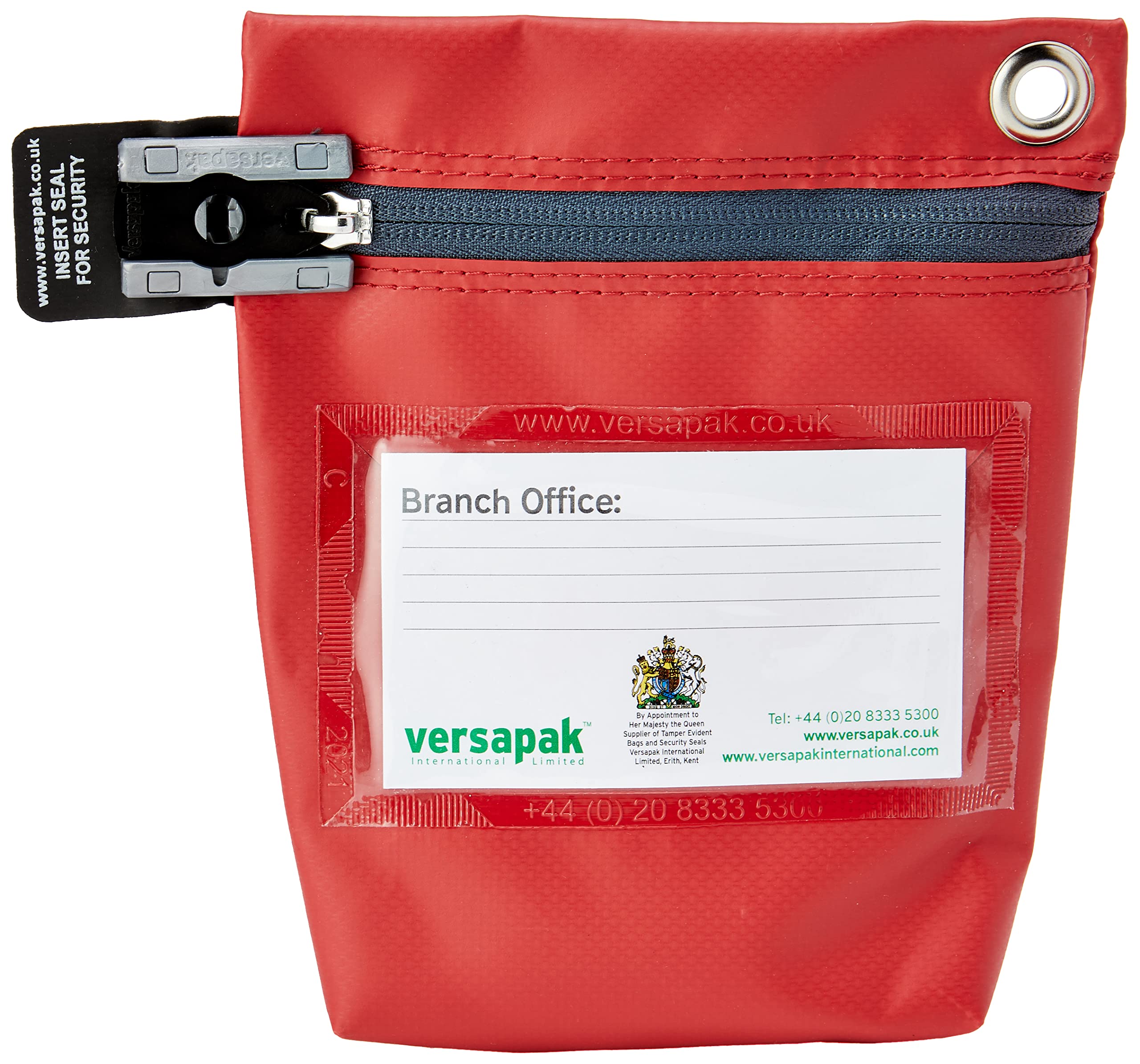 Versapak CCB0_RDS Small Secure Cash Bag