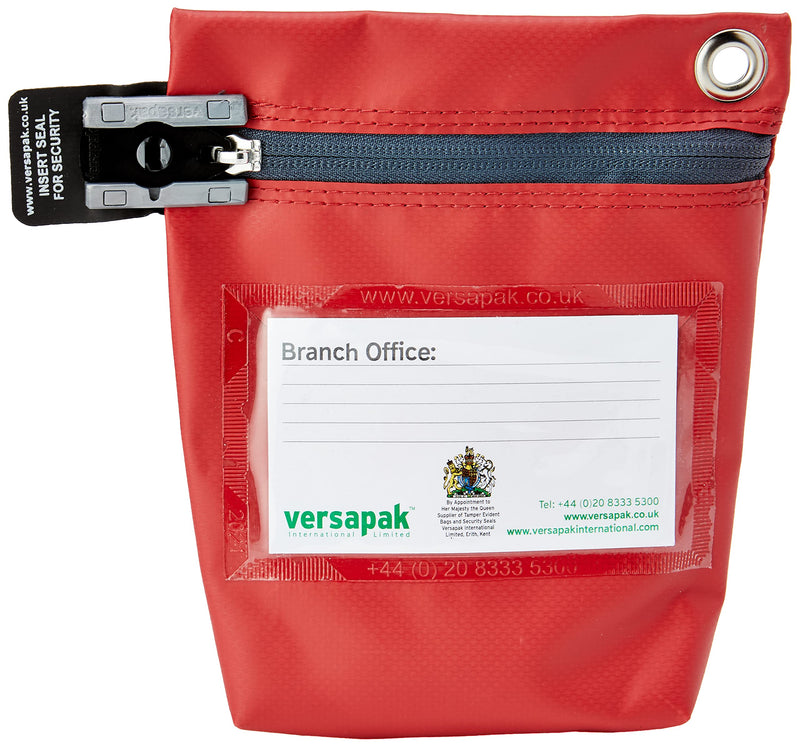 Versapak CCB0_RDS Small Secure Cash Bag