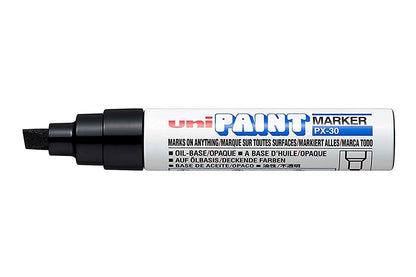 UNI PX - 30 Chisel Tip Black, UUPX30B