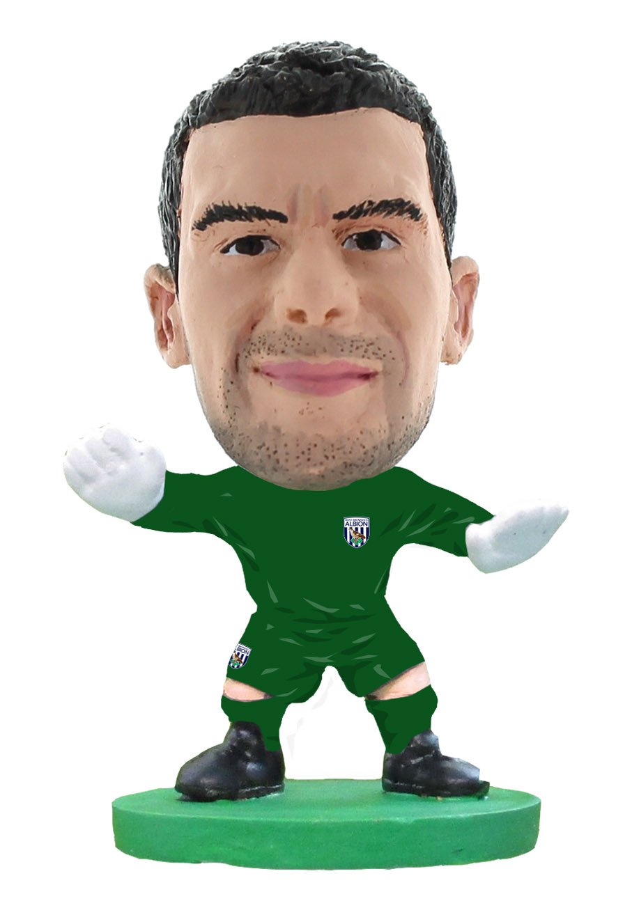 SoccerStarz SOC335 Bromwich Albion West Brom Ben Foster Classic Home Kit Figuras