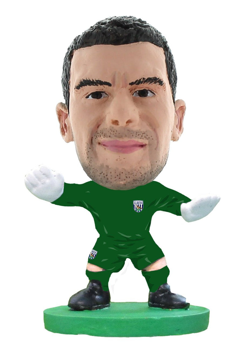 SoccerStarz SOC335 Bromwich Albion West Brom Ben Foster Classic Home Kit Figuras